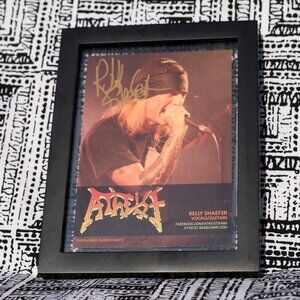 SIGNED Kelly Schaefer Print | Atheist Progressive Death Metal Memorabilia